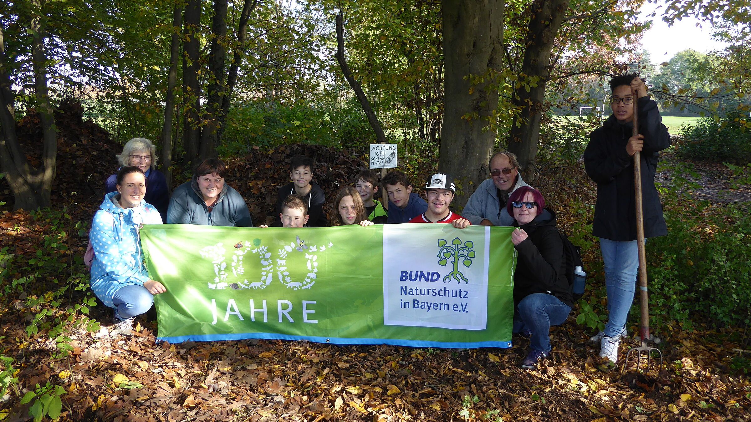 Igelburgen bauen mit OBA