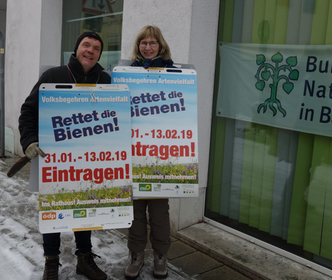 Sammeln zum Werbetrommeln