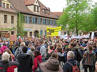 Fridays for future, Erlangen April 19 mit Beteiligung aus Forchheim