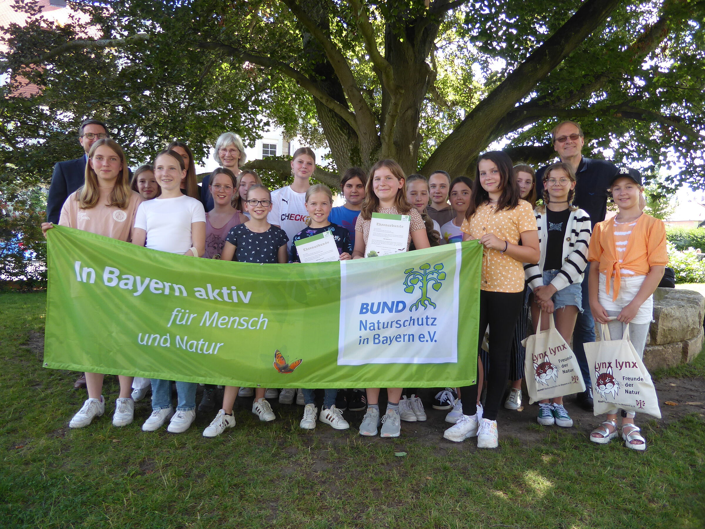 Ehrung der Sammlerkinder HGF, Foto privat