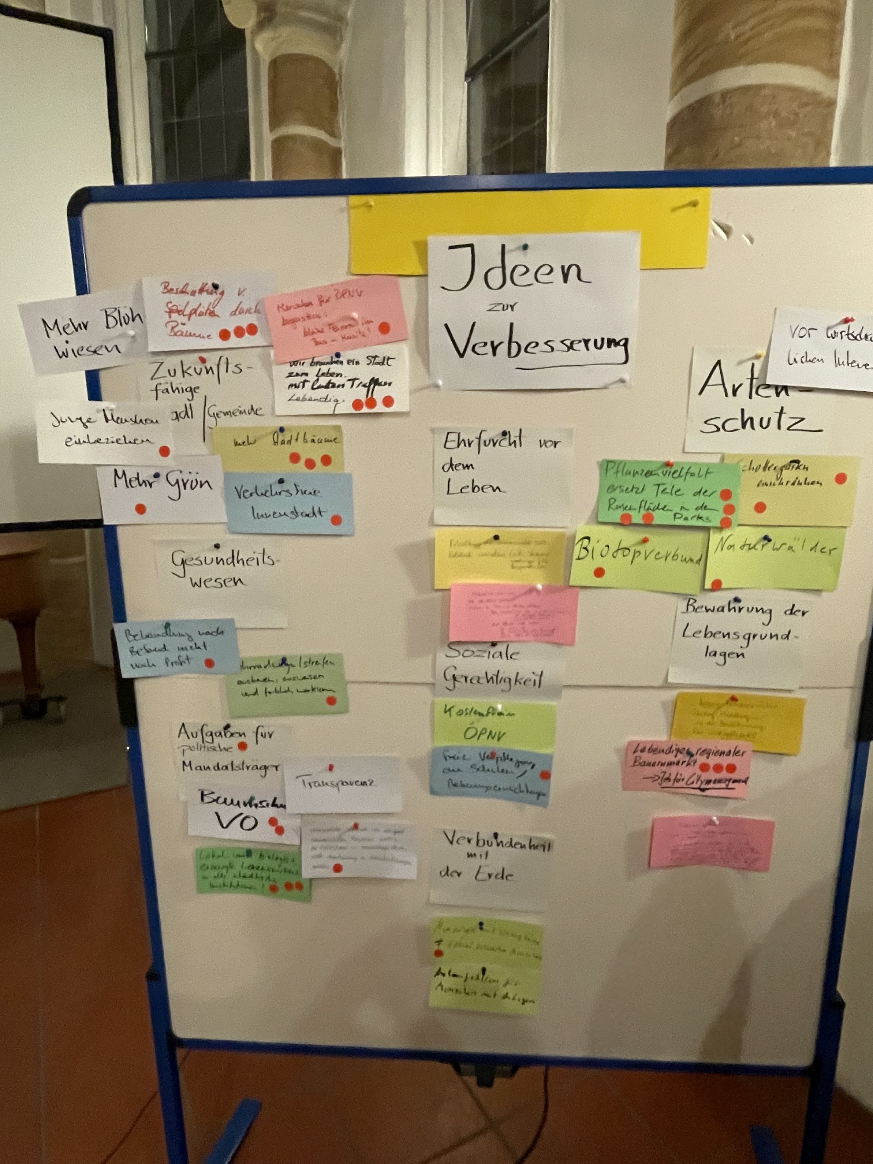 Pinwand, Foto U. Buchholz Pinwand, FJS2026, Foto U. Buchholz