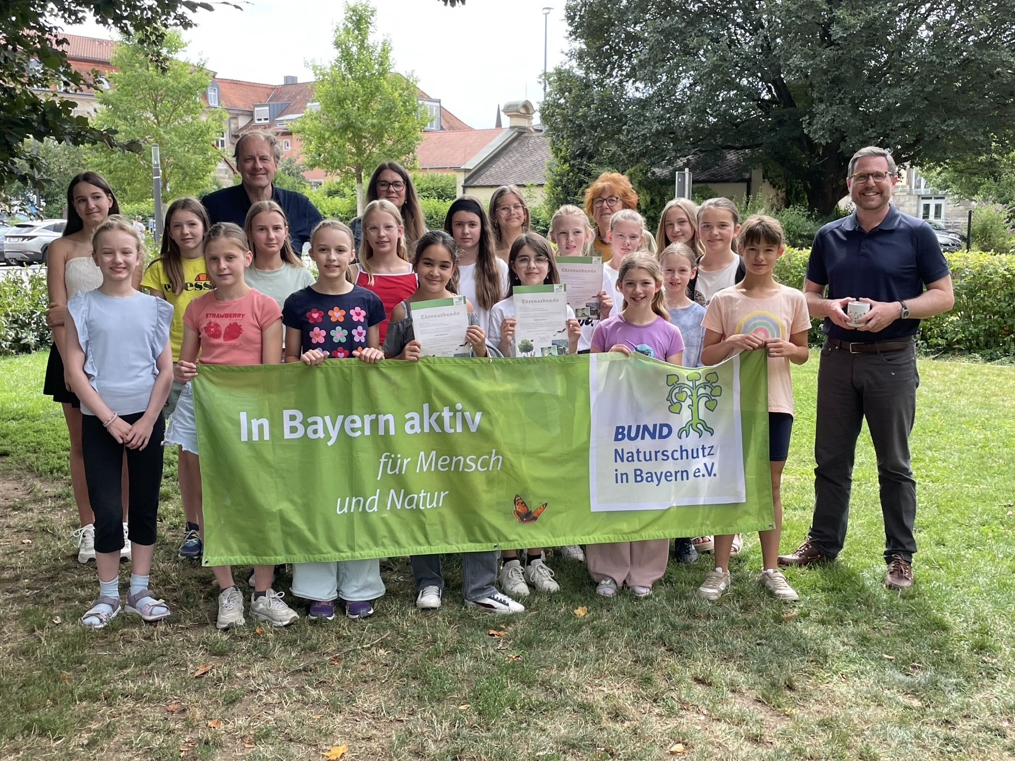 Ehrung Sammlerkinder, Herder-Gymnasium, BN