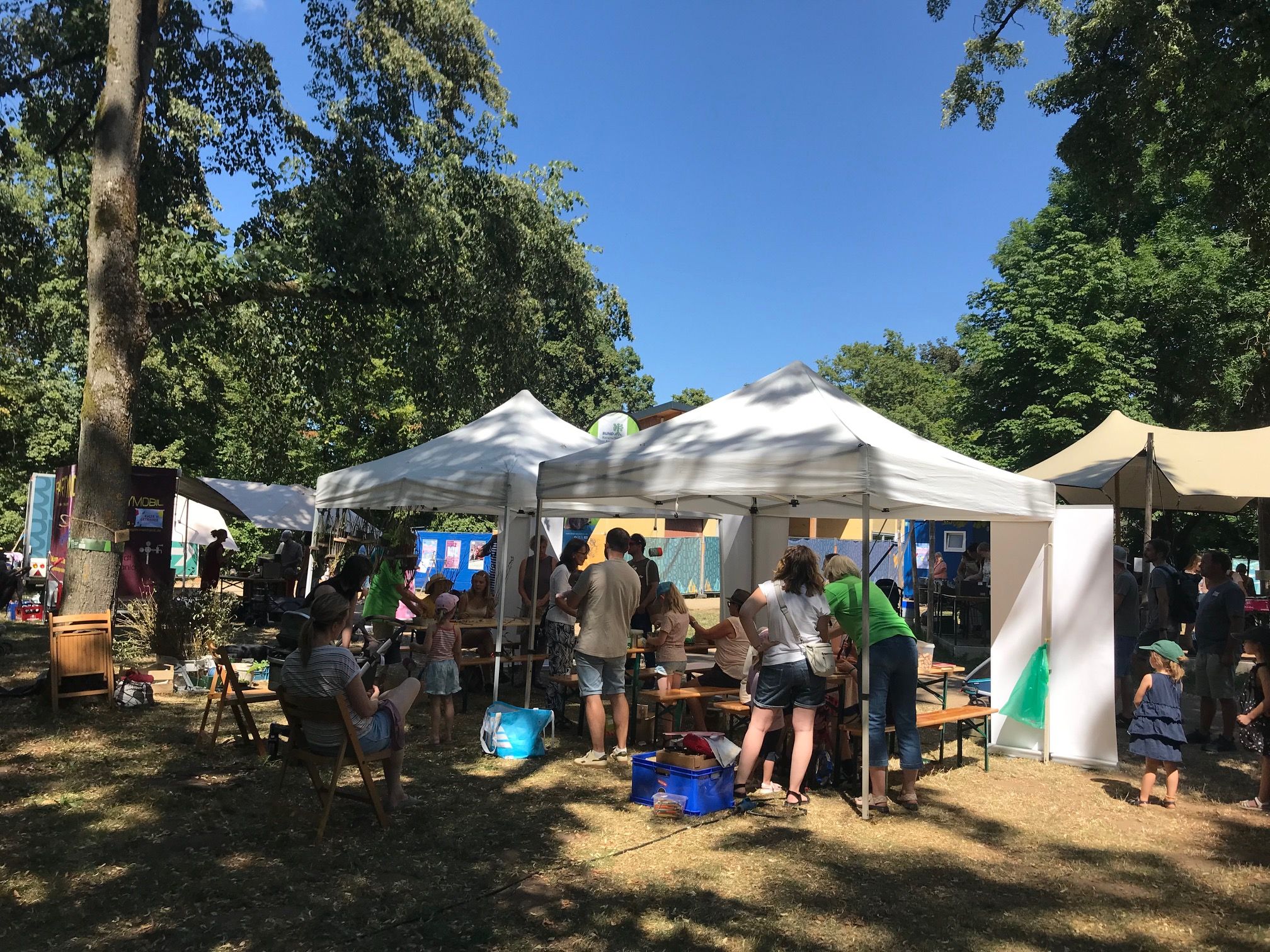 BN-Stände, Büchereifest, Foto A. Schauder