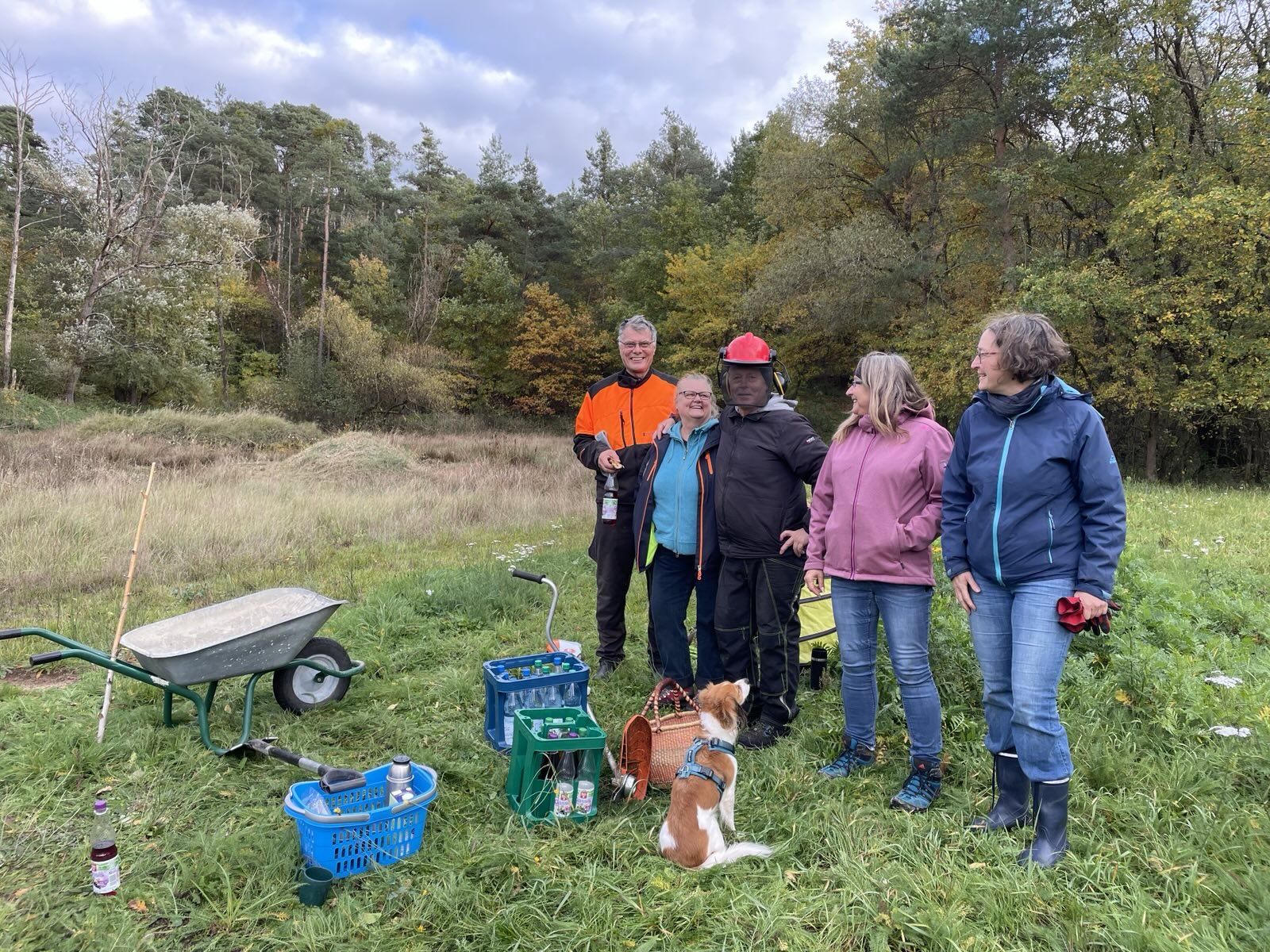 BN-Neunkirchen a. Br. u. U.. 24.10.2025. Nach getaner Arbeit. Foto: Sandra Kramps